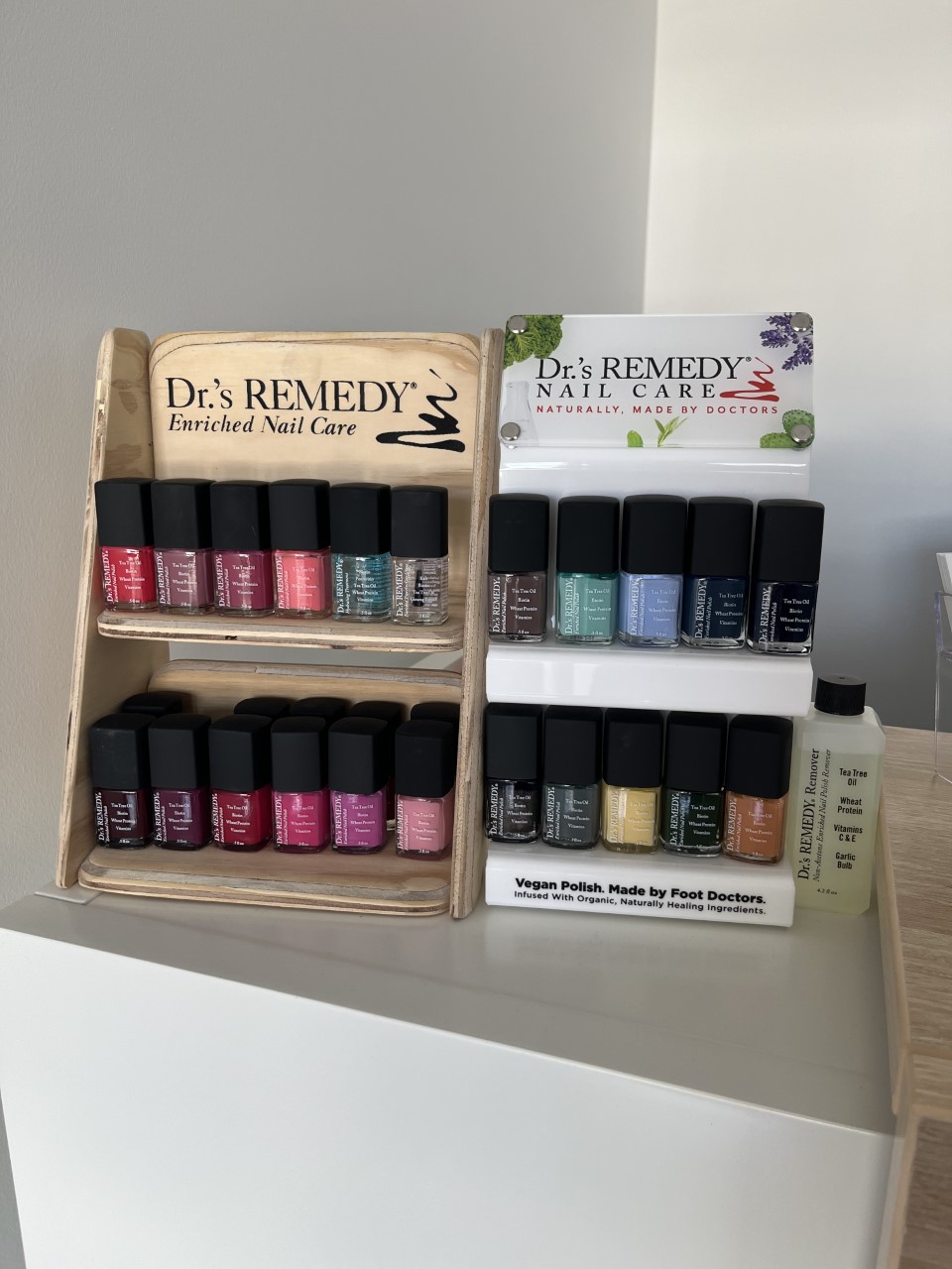 Selection of Drs remedy nail products